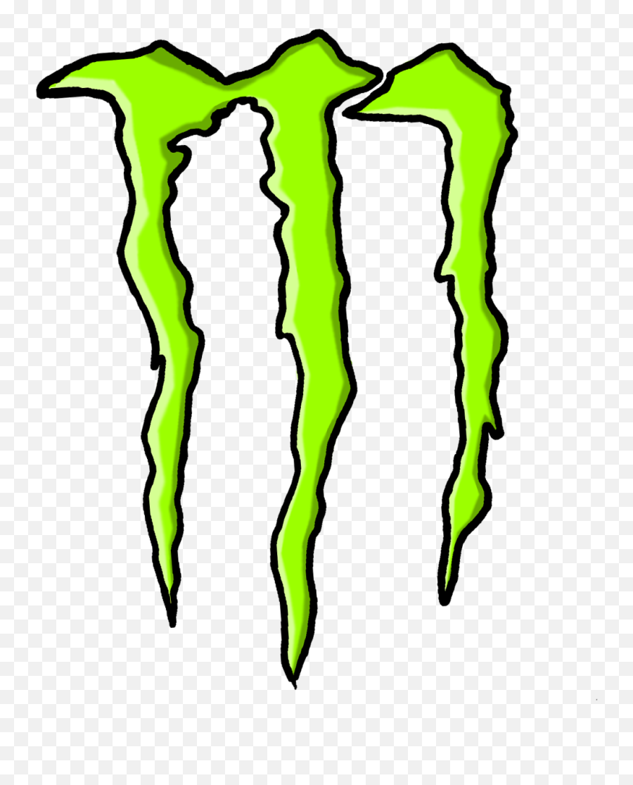 Monster Energy Drink Embroidery Design - Monster Energy Logo Transparent Png,Monster Logo Png