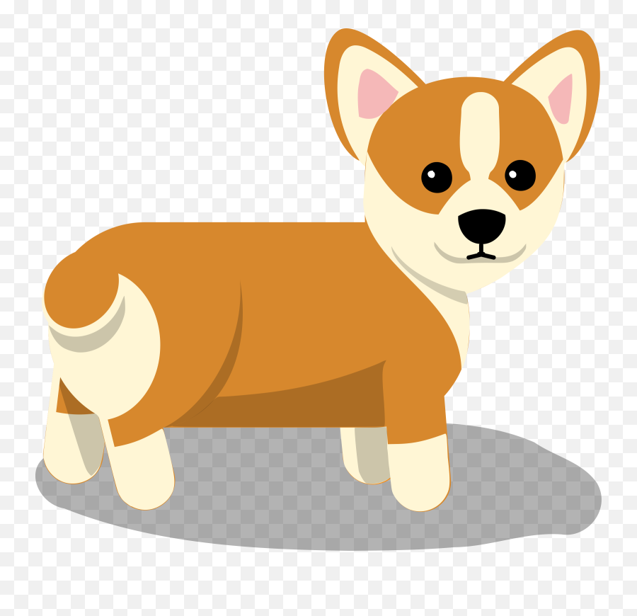 Cute Dog Vector Png 2 Image - Corgi Clipart,Cute Dog Png