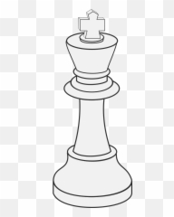 Clipart White King Chess 512x - Piece Drawing png