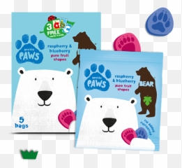 Download Raspberry U0026 Blueberry - Bear Paw Fruit Full Size Png,Bear Paw Png