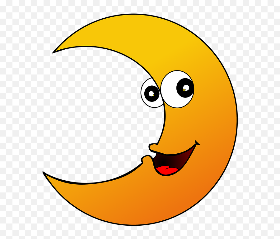 Moon Crescent Face - Free Image On Pixabay Crescent Clipart Png,Crescent Moon Transparent