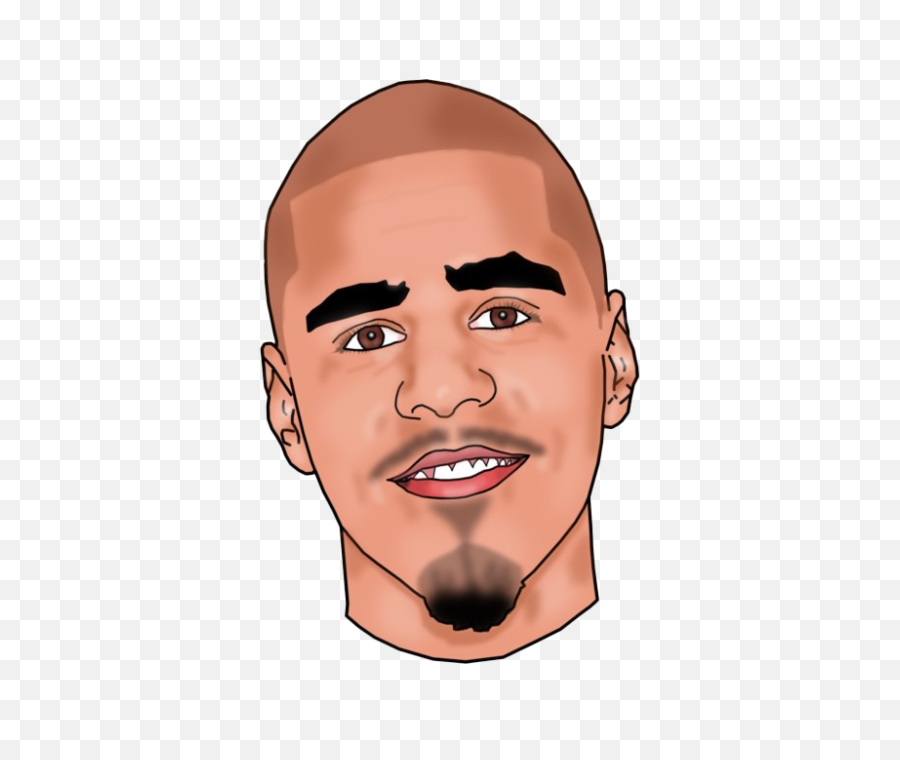 Cartoon Pictures Of J Cole Png Image - Cartoon J Cole Transparent,J Cole Png