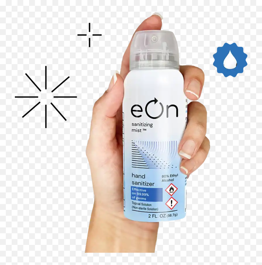 Eon Sanitizing Mist Company In Motion Makes A Continuous Spray - Eon Sanitizing Mist Covid Png,Spray Mist Png