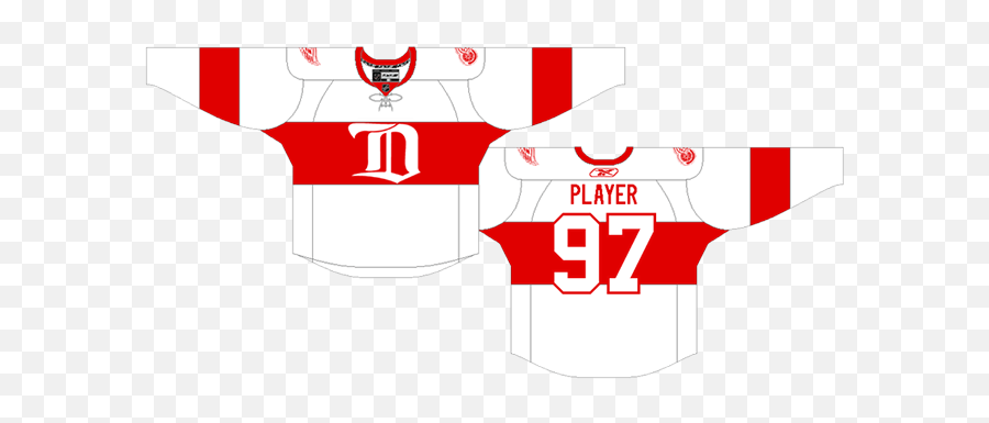 Worst To First Jerseys Detroit Red Wings Hockey By Design - Red Wings 3rd Jersey Png,Detroit Red Wings Logo Png