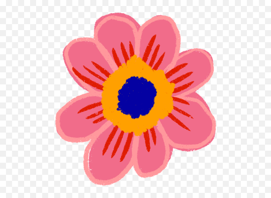 Flower Blooming Sticker By Af Illustrations For Ios Animated - Flower  Cartoon Gif Png,Png Flowers - free transparent png images 