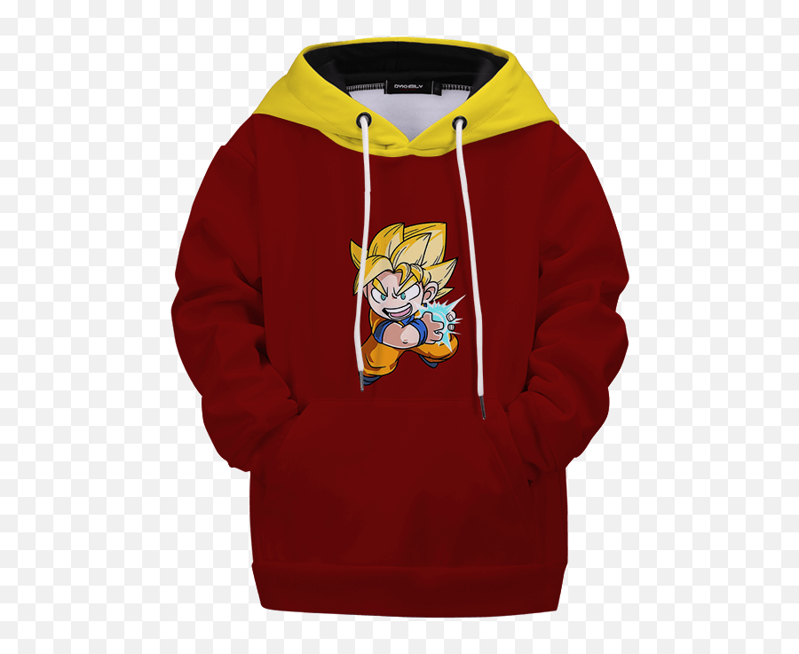 Dbz Keep Calm And Kamehameha Chibi Goku Kids Hoodie - Long Sleeve Png,Kamehameha Png