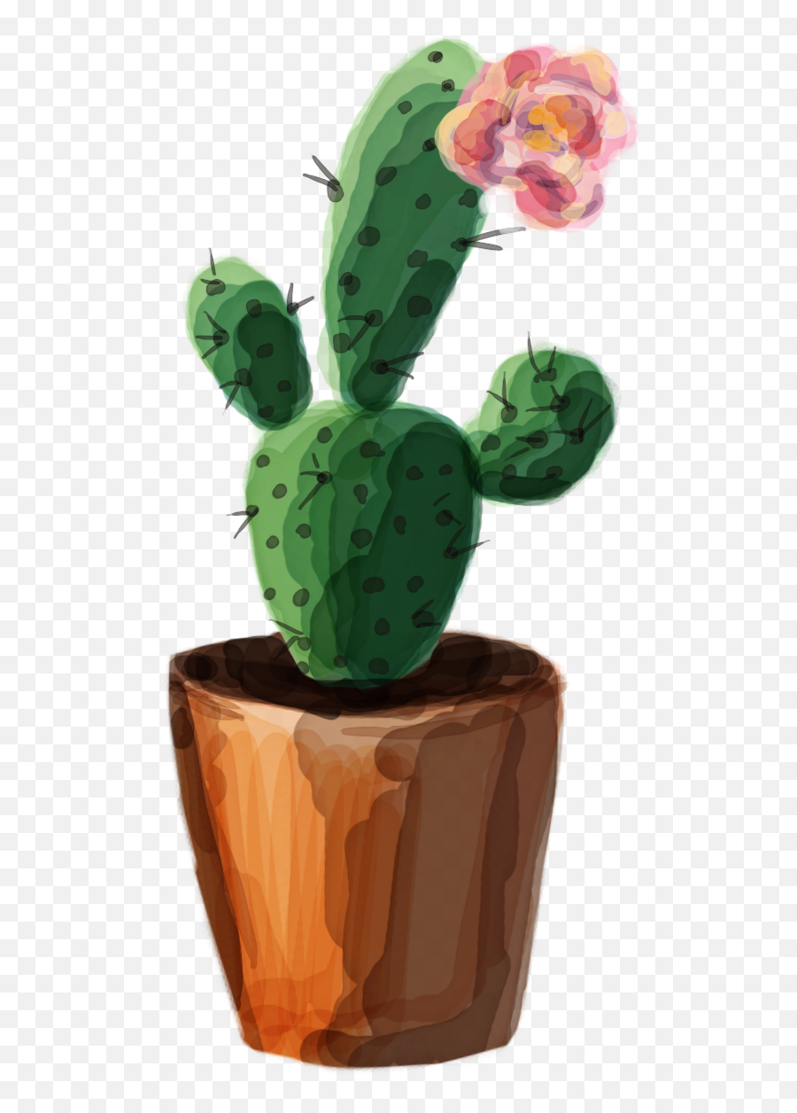 Download Tumblr Png Cactus - Transparent Watercolor Cactus Png,Tumblr Cactus Png