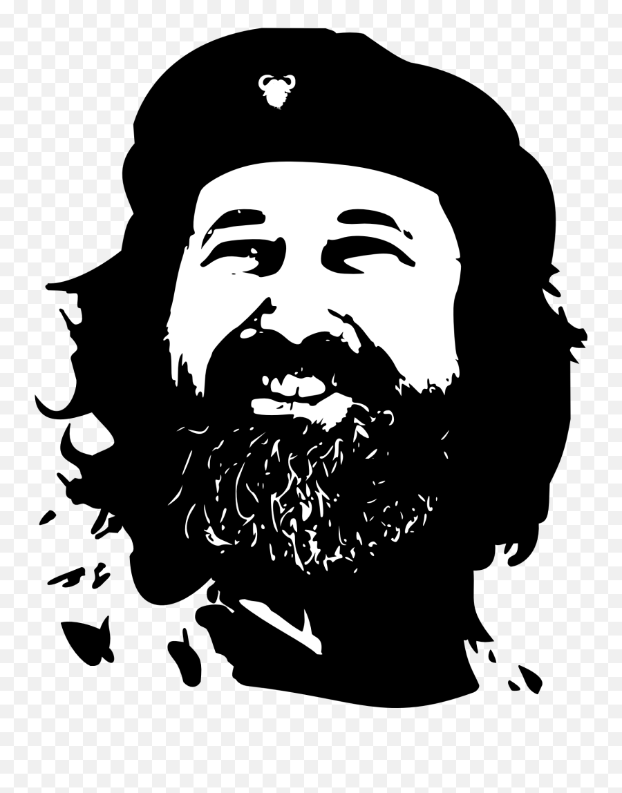 White Drawing Of Che Guevara Free Image - Che Guevara Photos Print Png,Che Guevara Png