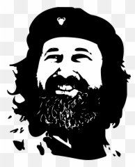 White Drawing Of Che Guevara Free Image - Che Guevara Photos Print Png,Che Guevara Png