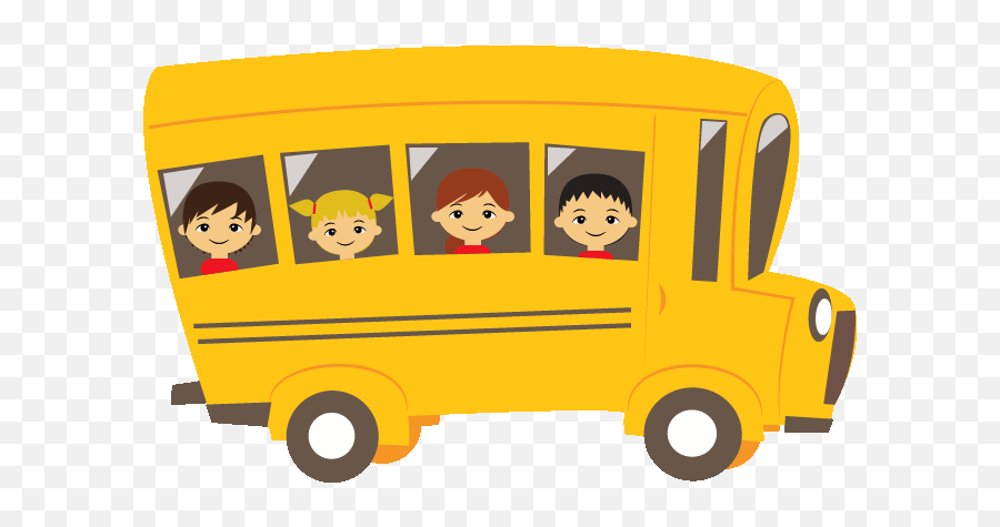 Animated School Bus Free Download Best - Animated Bus Png,School Bus Transparent