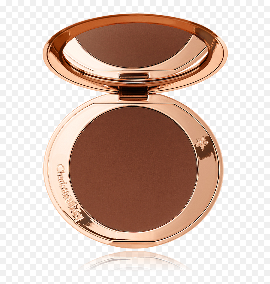 Charlotte Tilbury Airbrush Bronzer - Charlotte Tilbury Bronzing Powder Png,Wet N Wild Color Icon Blush Swatches