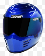 Bandit Outlaw Helmet Simpson Motorcycle - Outlaw Style Helmet Png,Blue Icon Motorcycle Helmet