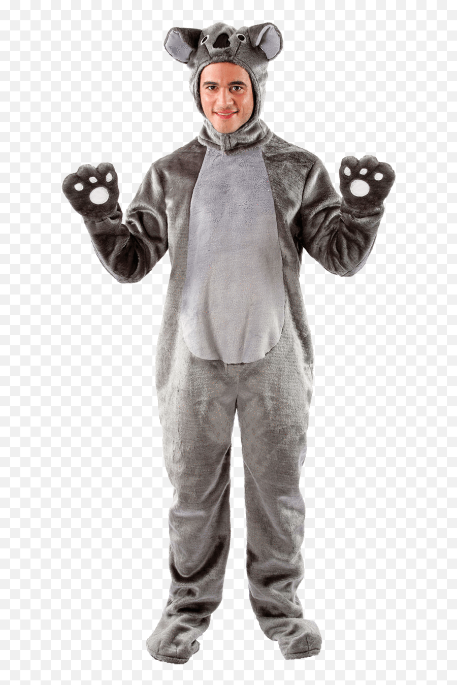 Adult Fluffy Koala Bear Costume - Koala Costume Png,Australian Icon Dress Up