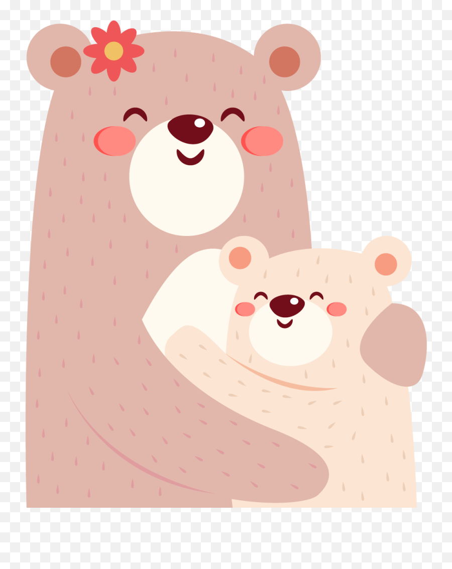 Polar Bear Download Brown Icon - Cartoon Cute Mama Bear Png,Polar Bear Icon