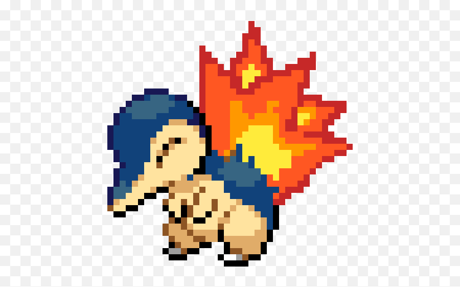 Pixilart - Cyndaquil By Sagradon777 Png,Cyndaquil Png