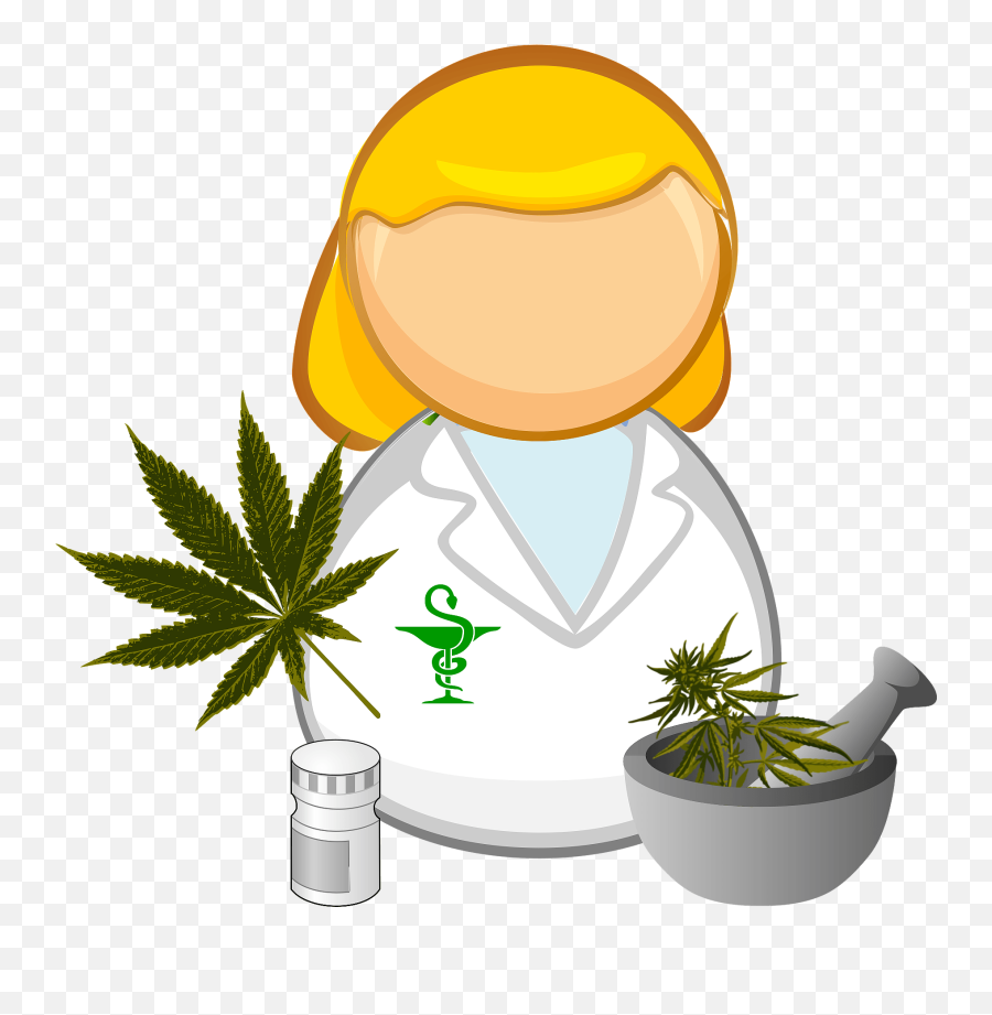 Medical Cannabis - Pharmacist Clipart Free Download Pharmacist Png,Potleaf Icon