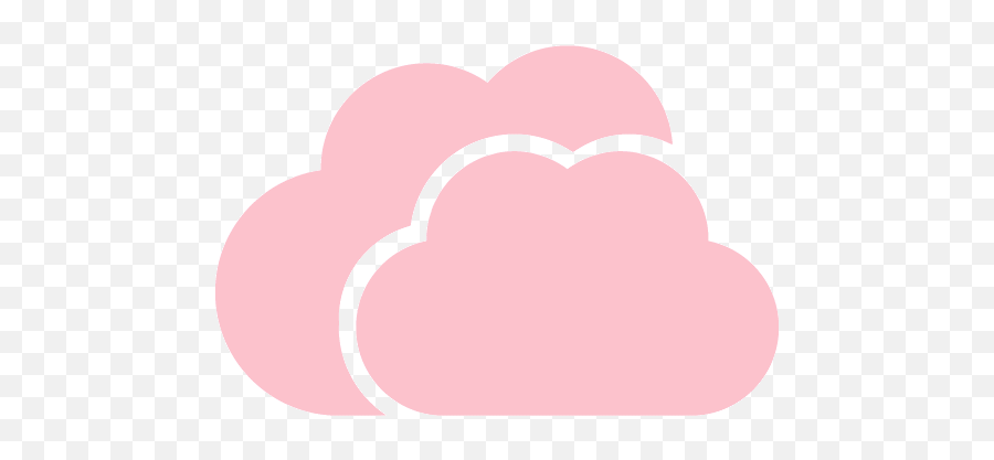 Pink Clouds 2 Icon - Free Pink Clouds Icons Owncloud Png,Cartoon Cloud Transparent