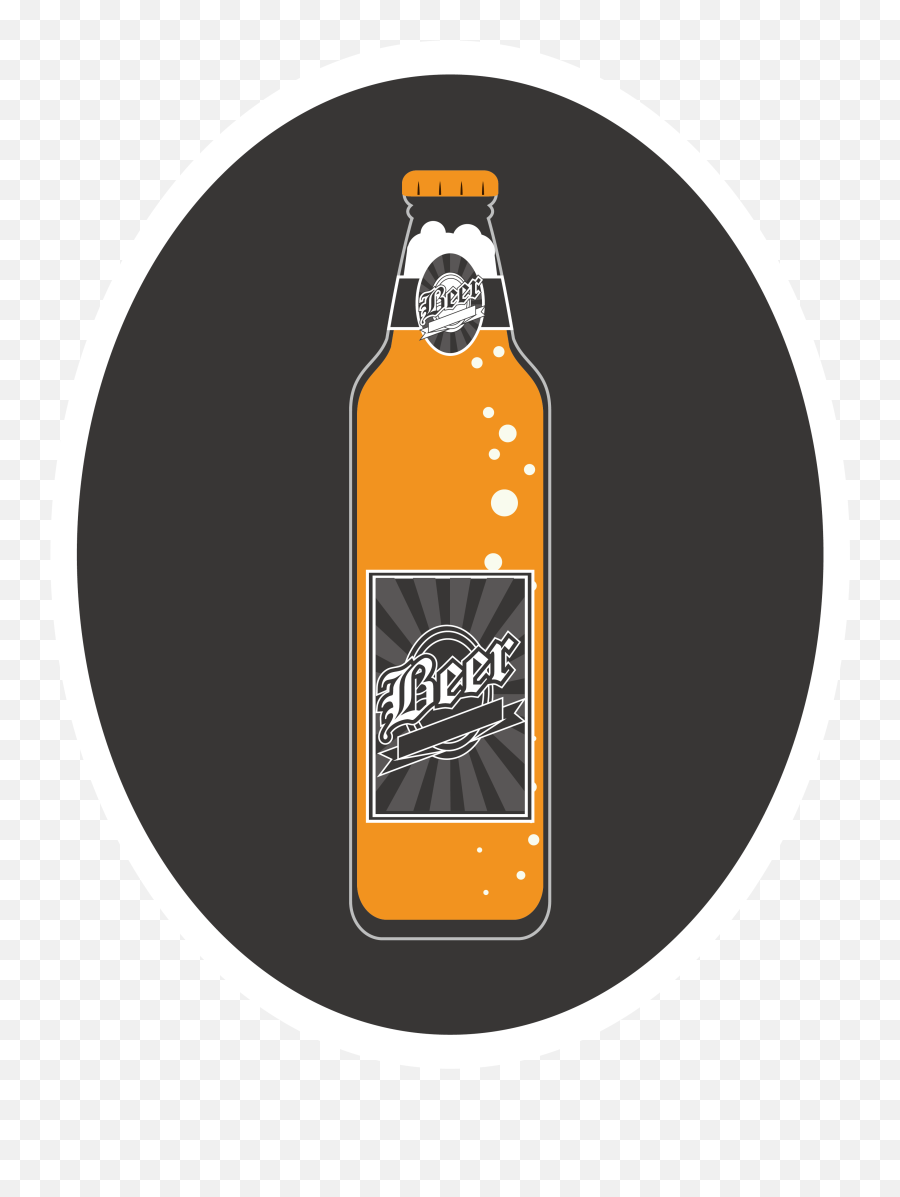 Beer Bottle - Beer Vector Sticker Png Download 30013861 Transparent Stickers For Glass Bottles,Beer Icon Vector