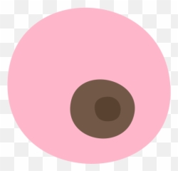 Breast Nipple Silhouette Hand Drawn Abstraction Free - Dot png