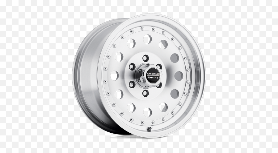 American Racing Ar62 Outlaw Ii 15x7 Wheel With 5 - Machined With Clear Coat Ar625785 Wheel Rim American Racing Alloy Wheels Png,Icon Stage 6 Tacoma