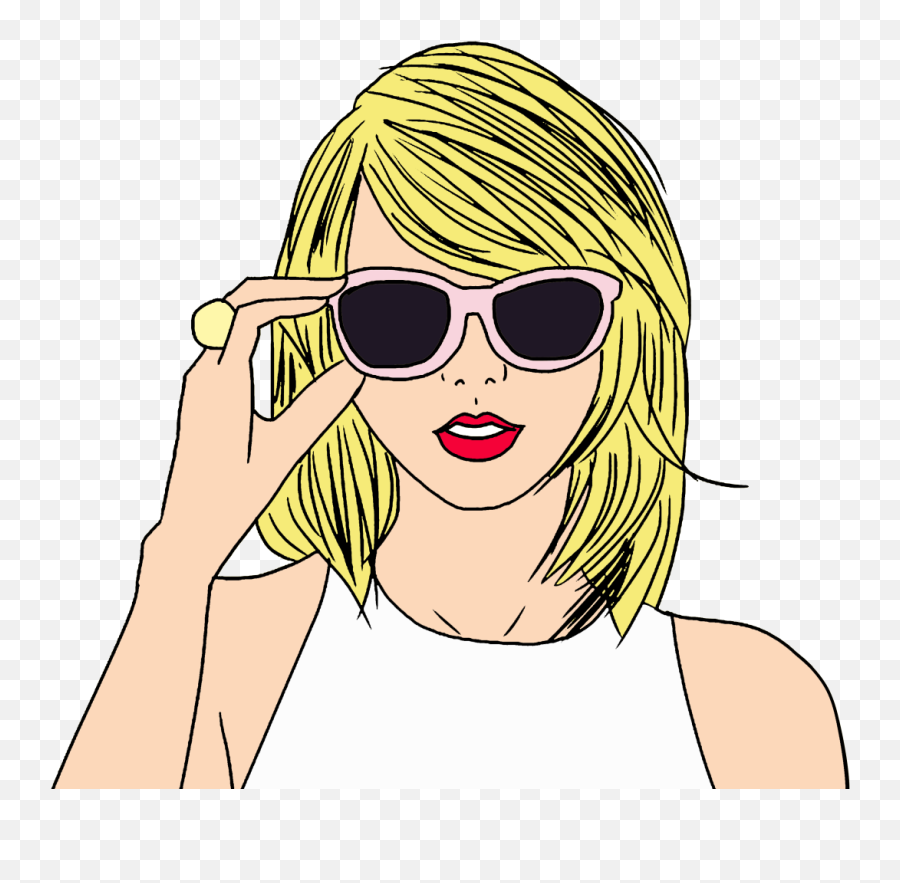 Taylor Swift Clipart 2015 Graphic Freeuse Library - Transparent Taylor Swift Clipart Png,Taylor Swift Icon