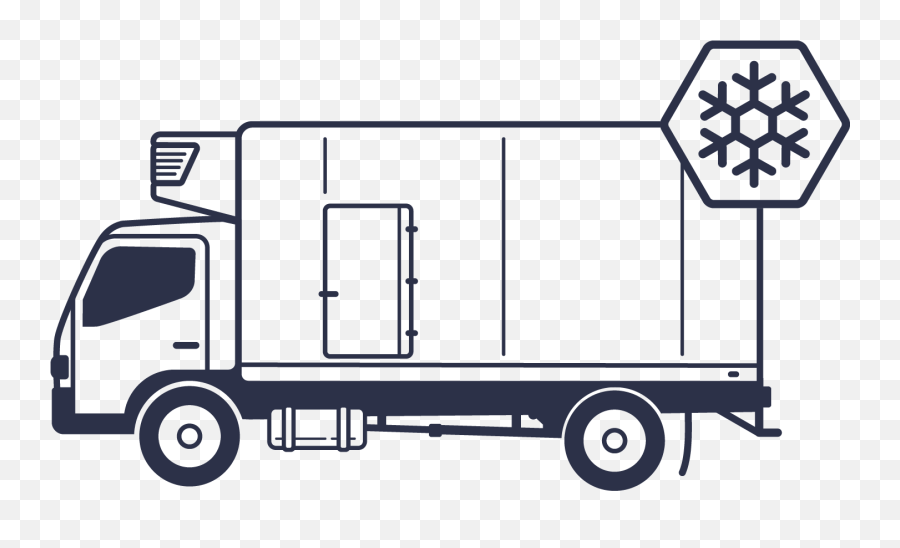 Download Hauler Truck Driving Jobs - Refrigerator Truck Icon Reefer Truck Clipart Png,Monster Truck Icon