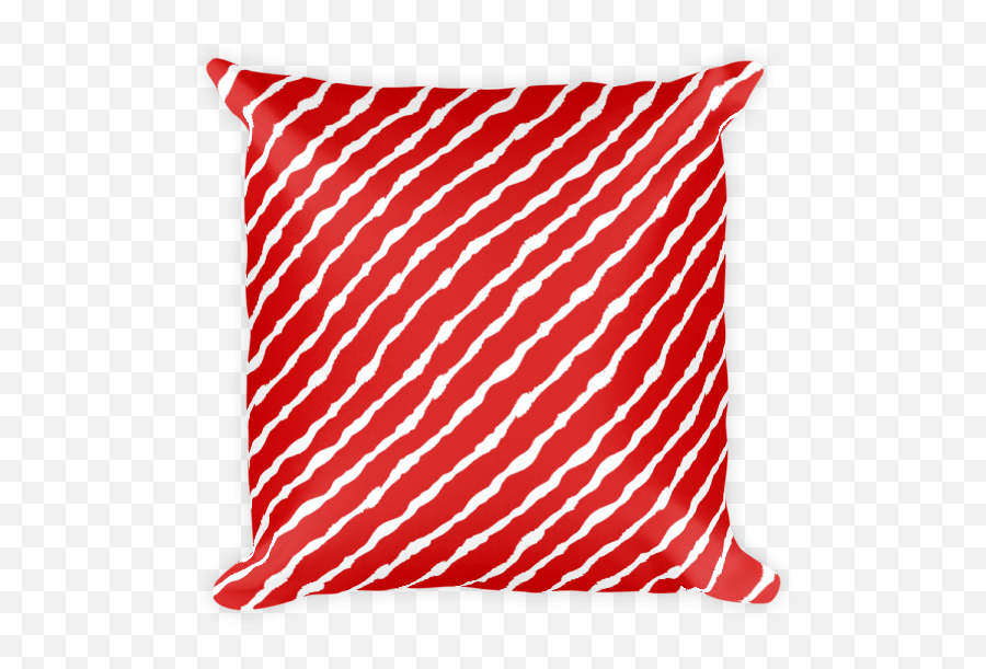 Square Pillow Red And Blue White Collection Stripe Throw - Colorful Glitter Stripes Background Png,Red Stripe Png