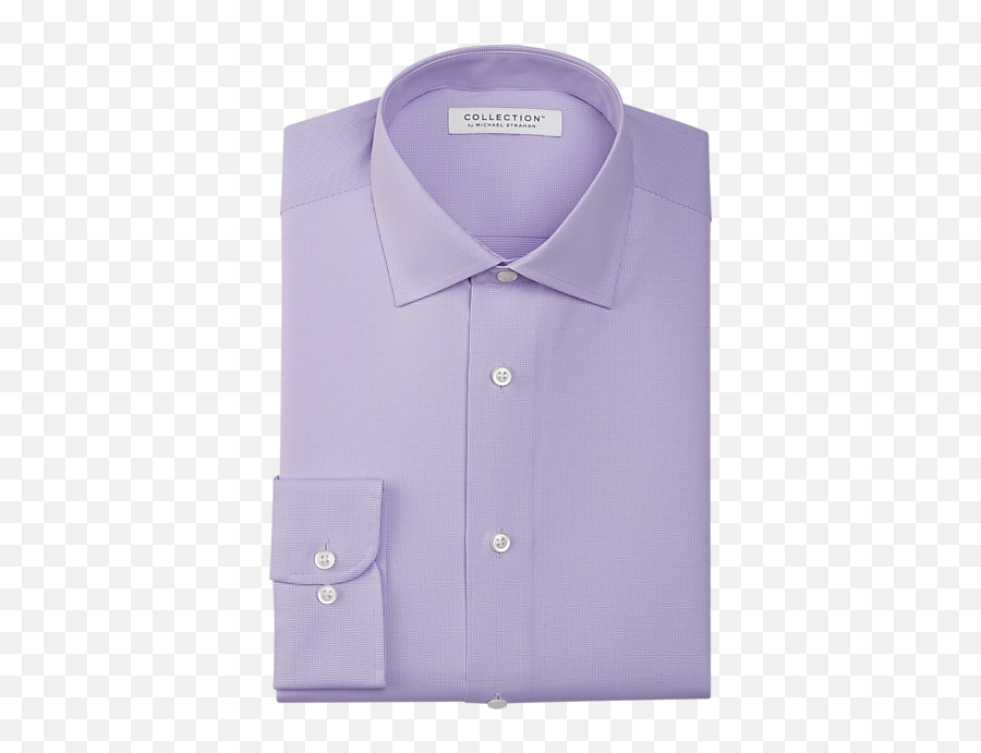 Collection By Michael Strahan Active Wear Classic Fit Dress Shirt Purple Check Solid Pnggreen 