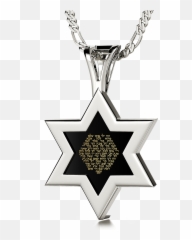 Worldu0027s Only 24k Gold Inscribed Jewish Necklaces Nano - The Star Of David png