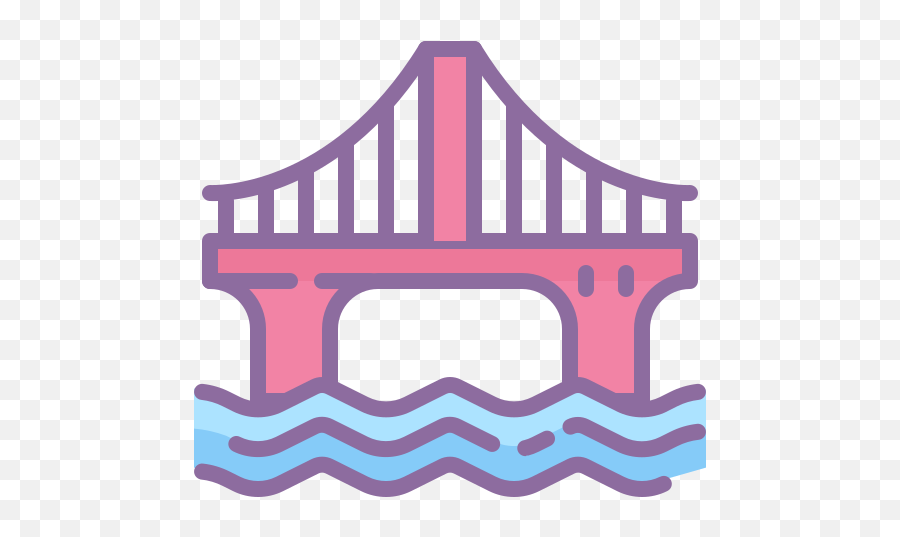 Bridge Icon In Cute Color Style - Eight Bridges Brewing Png,The Bridge Icon
