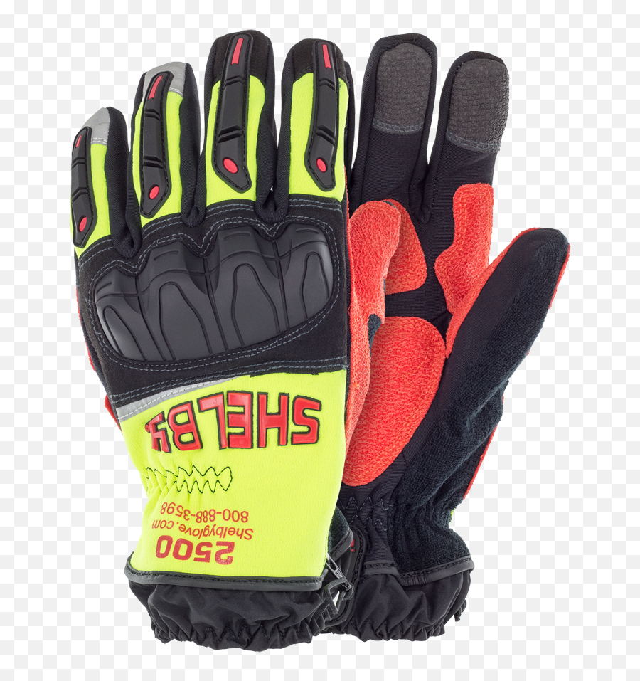 Shelby 2500 Xtrication Glove Black And Hi - Vis Yellow Png,Icon Waterproof Gloves