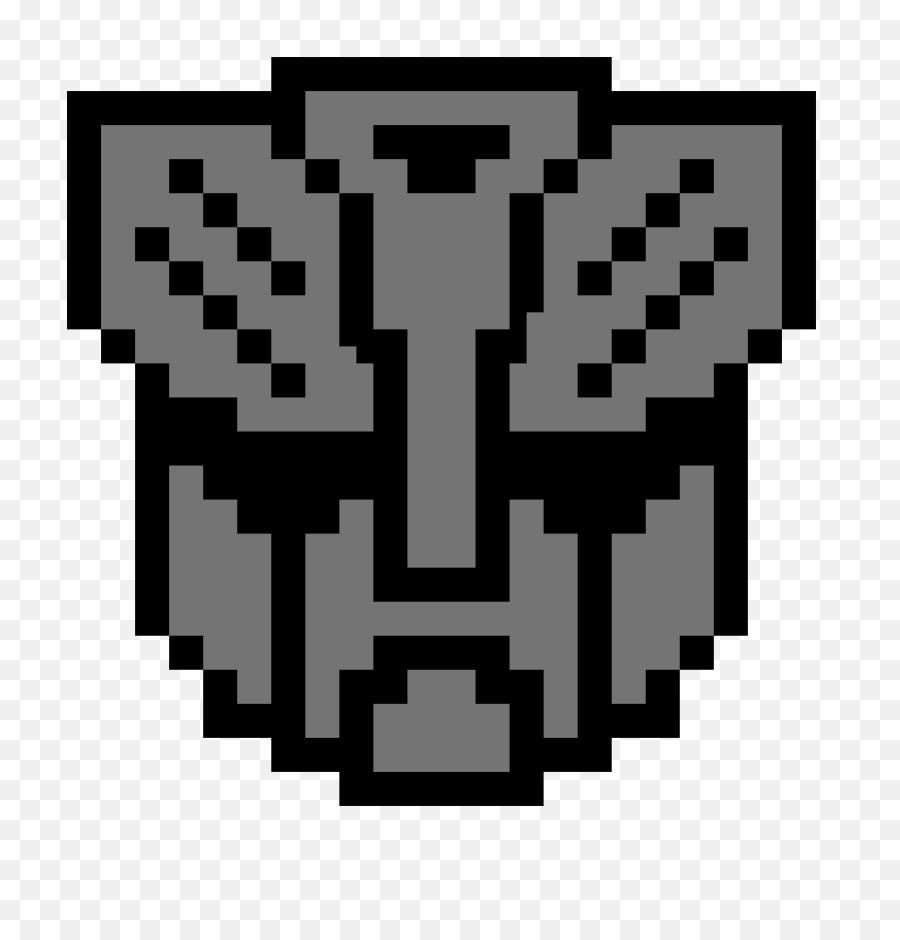 Autobot Symbol Png - Autobot Logo Minecraft Bumblebee Autobot Logo Pixel Art,Bumblebee Logo