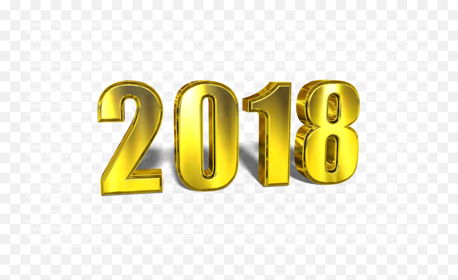 Happy New Year 2018 Text Png - Happy New Year 2018 Png Text,New Year 2018 Png