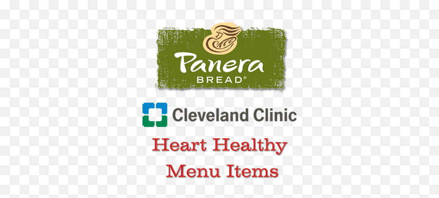 Cleveland Clinic Heart Approved Panera Bread Menu Items Png Logo
