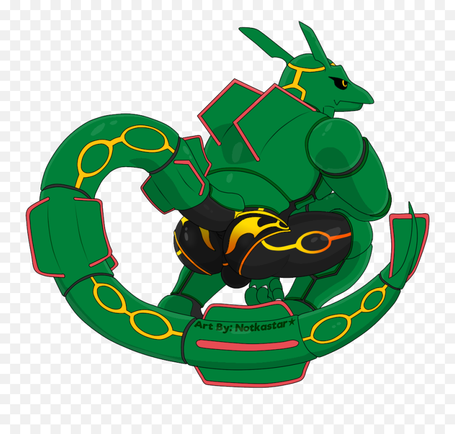 Rayquaza Observes By Notkastar - Rayquaza Armor Png,Rayquaza Png