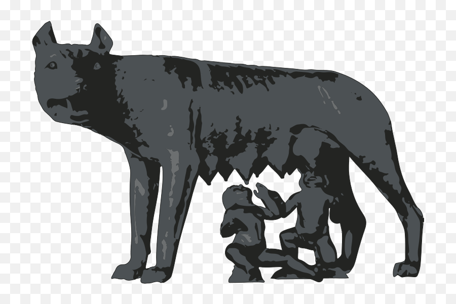 Capitoline Wolf Of Roman Kingdom - Romulus And Remus Png,Wolf Png