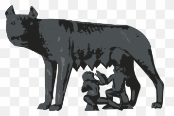 Capitoline Wolf Of Roman Kingdom - Romulus And Remus Png