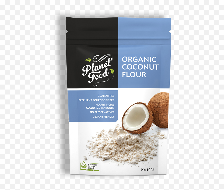 Organic Coconut Flour Planet Food - Roasted Grain Beverage Png,Flour Png