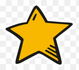 Star Free Icon Of Space Hand Drawn Color Sticker - Star Icon Png Color,Stickers Png