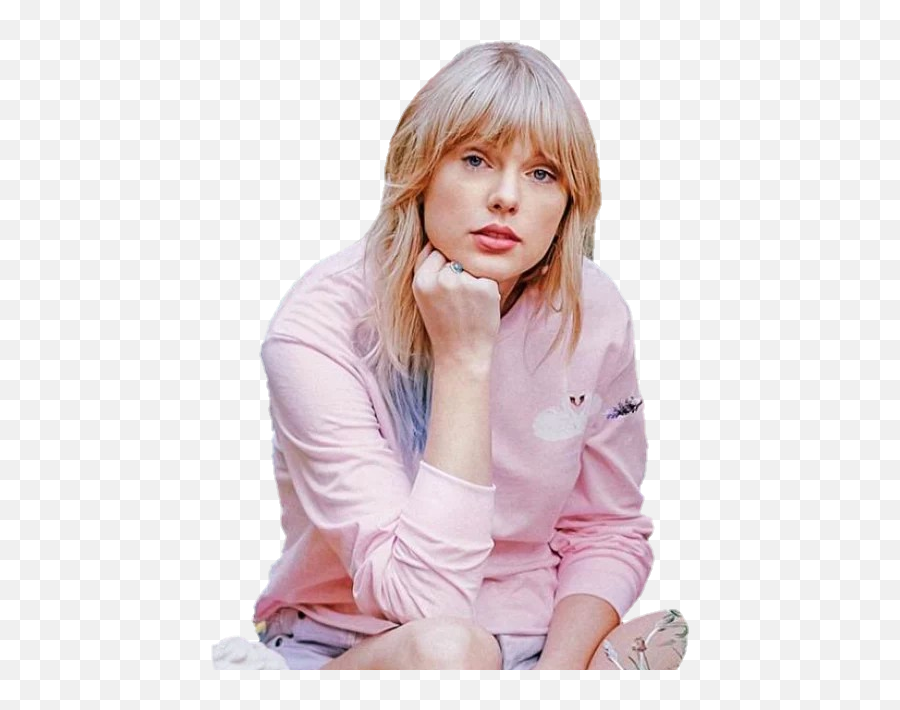 Taylorswift Lover Ts7 Taylor Swift - Pink Swans Long Sleeve Crop Tee Taylor Swift Png,Taylor Swift Transparent