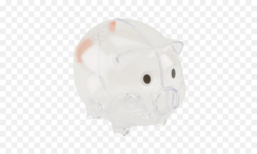 Plastic Piggy Bank - Domestic Pig Png,Piggy Bank Transparent