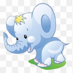Baby Elephant Hd Image Clipart Png - Baby Elephant In Cartoon,Baby Elephant Png