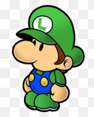 Babysit Luigi Tynker - Paper Mario Baby Luigi png
