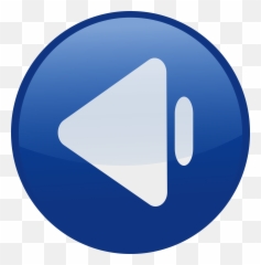 Arrow Computer Icon - Botão Voltar Azul png