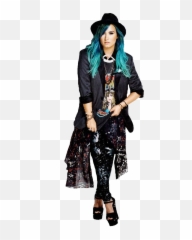 Demi Lovato Free Download Png - Demi Lovato Blue Hair Photoshoot,Demi Lovato Png