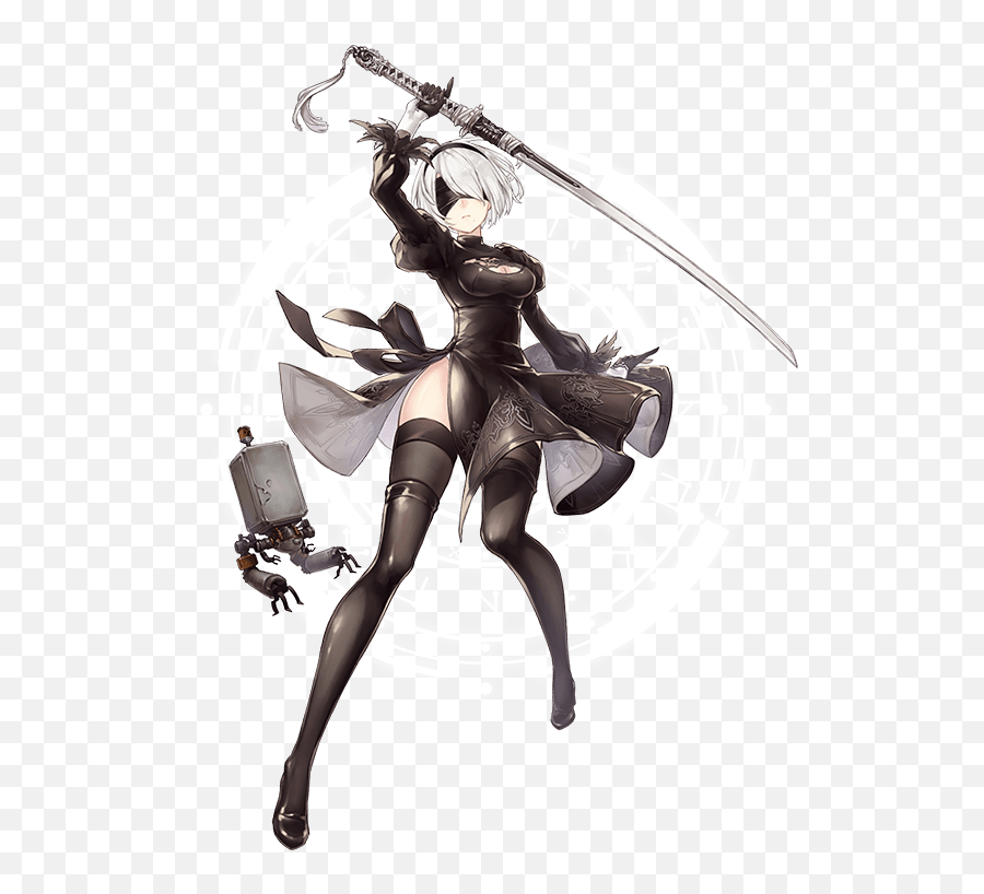 Sinoalice Nier Automata Character Guide Racket Renegade - Sinoalice Nier 2b Png,Nier Automata Logo