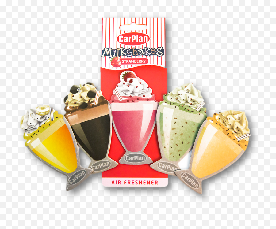 Air Fresheners Carplan Milkshake Freshener - Strawberry Carplan Air Freshener Png,Milkshake Png