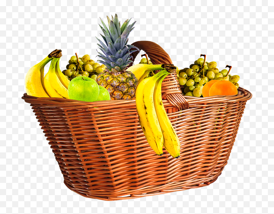 Framed Art For Your Wall Fruit Basket Png Food Fruits Isolated Eat 10x13 Frame - Canasta De Frutas Png,Eat Png