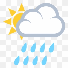 Email Sms - Rain And Sun Emoji png