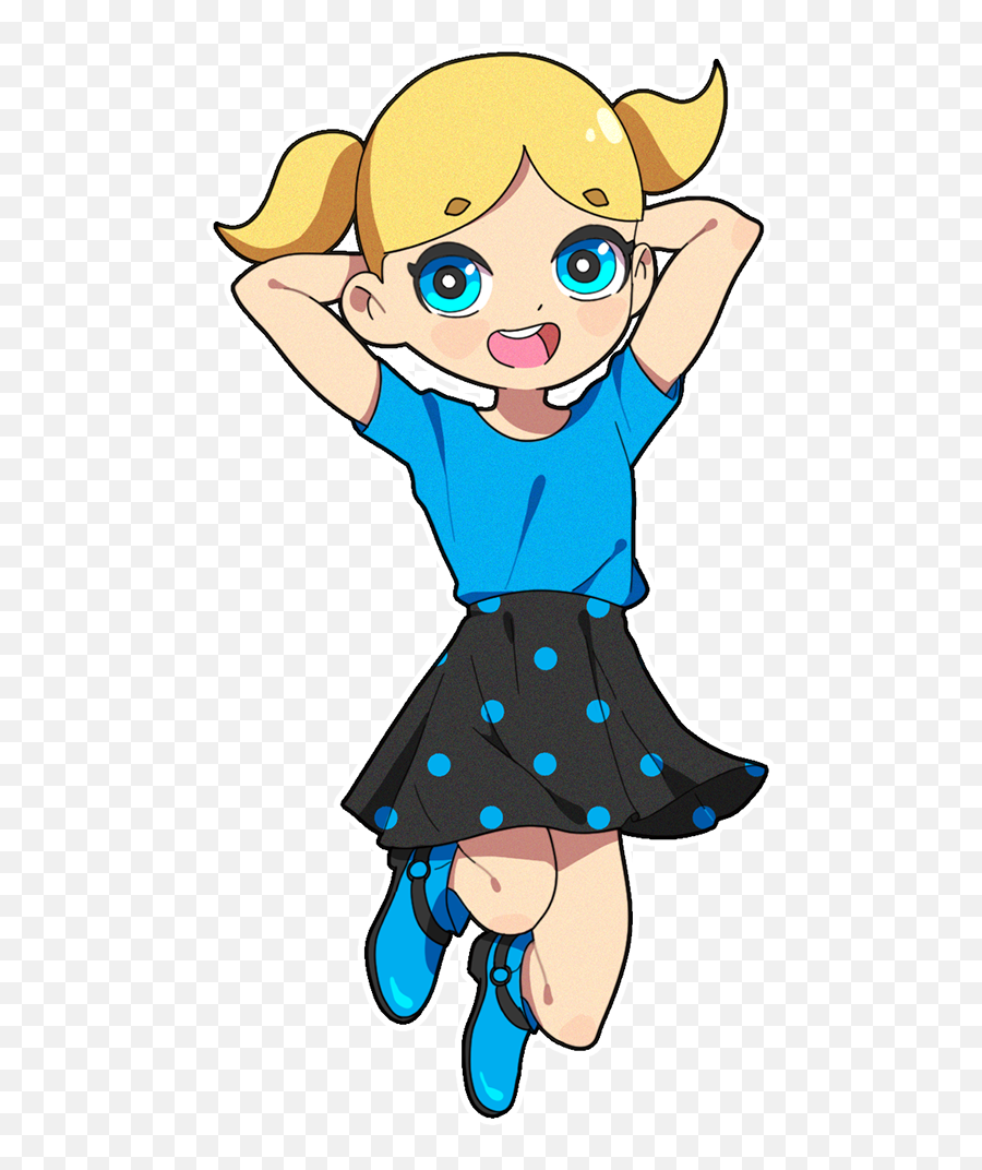 Fanart Redesign Of The Powerpuff Girls - Kid Powerpuff Girls Fanart Png,Powerpuff Girls Transparent